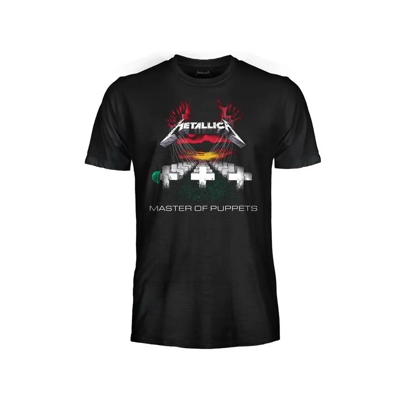 Metallica Master of Puppets tričko čierne pánske