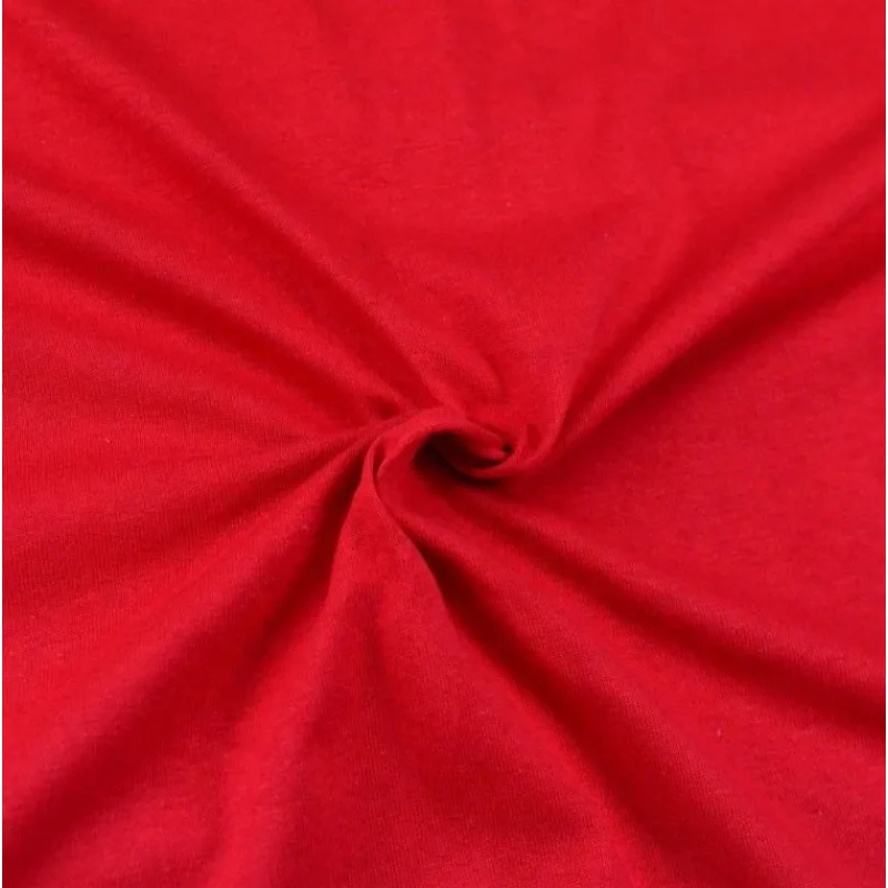 Jersey prestieradlo Červené 80x200 cm