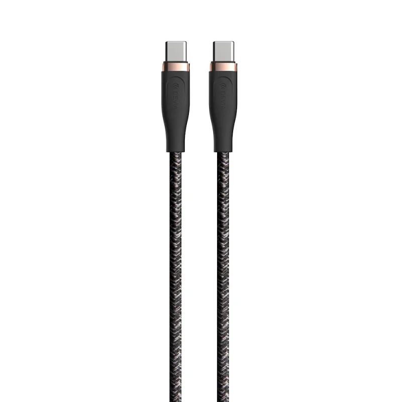 Devia kábel USB-C to USB-C Star Series Cable 1.5m - Black 6938595387654