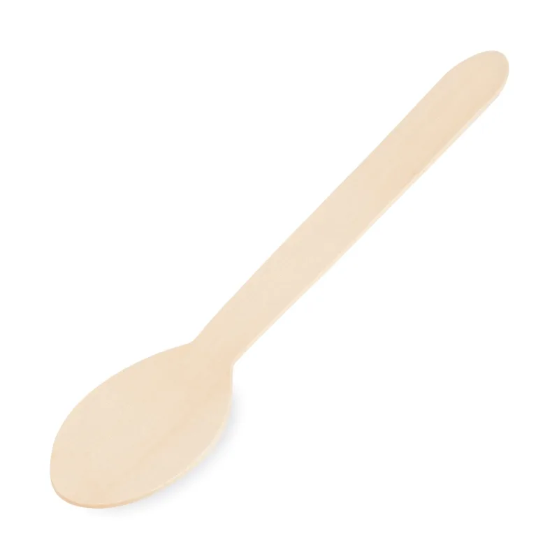 Lžíce ze dřeva 16 cm [10 ks] (40056)