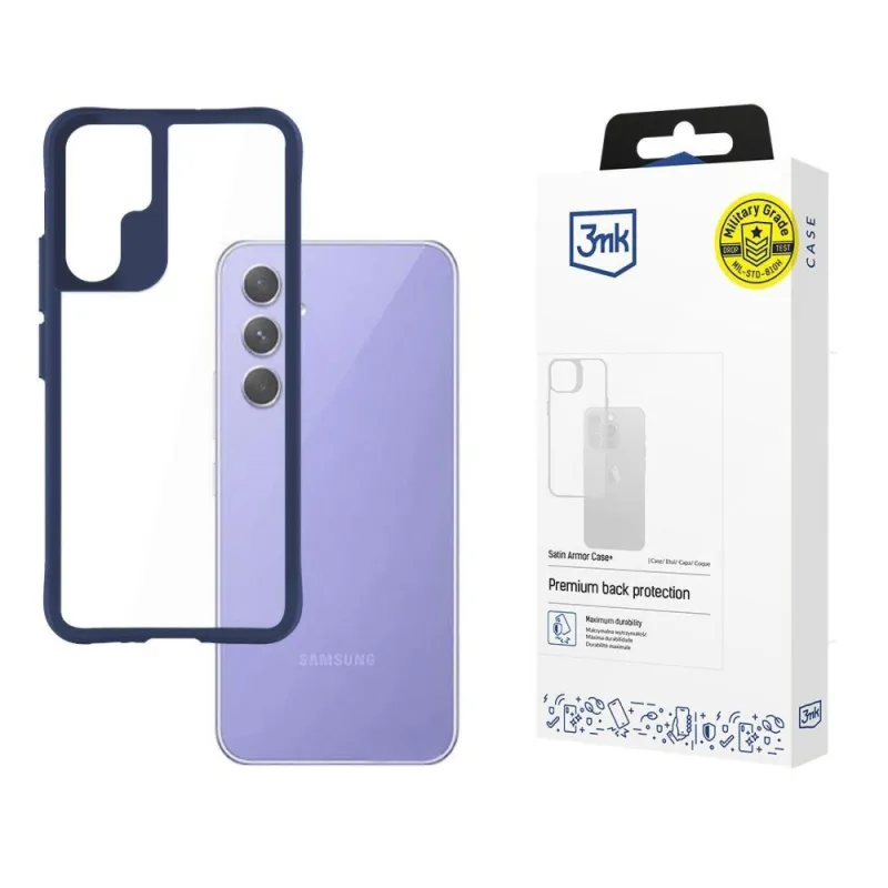 3mk ochranný kryt Satin Armor Case+ Blue pro Samsung Galaxy A54 5G…