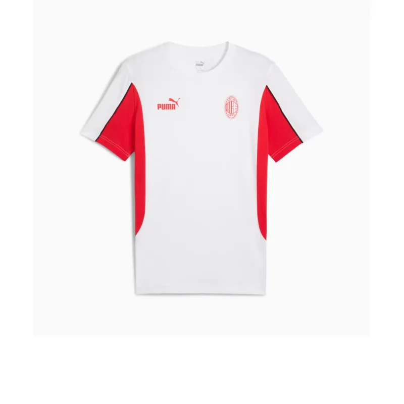 Puma AC Miláno (AC Milan) tričko biele pánske - SKLADOM