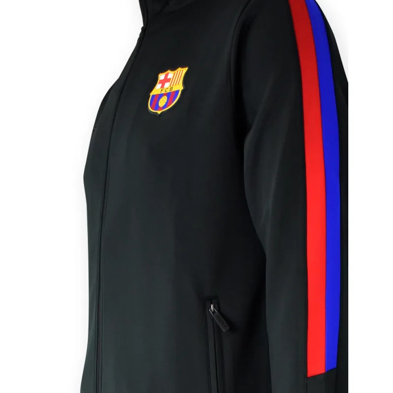 FC Barcelona súprava čierna detská (bunda + nohavice) - SKLADOM