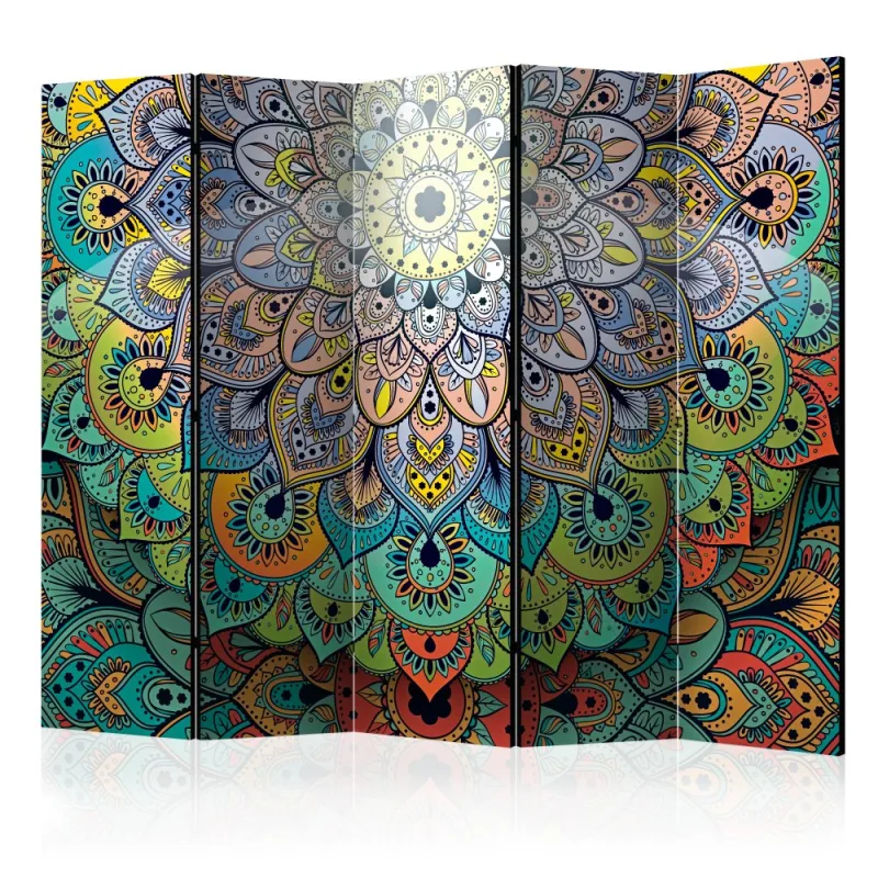 Artgeist Paraván - Colourful Stained Glass II [Room Dividers]