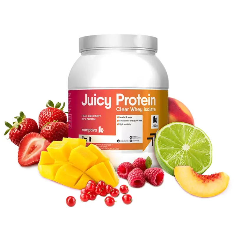 Juicy Protein 300 g - Kompava Príchuť: Brusnica - Limetka