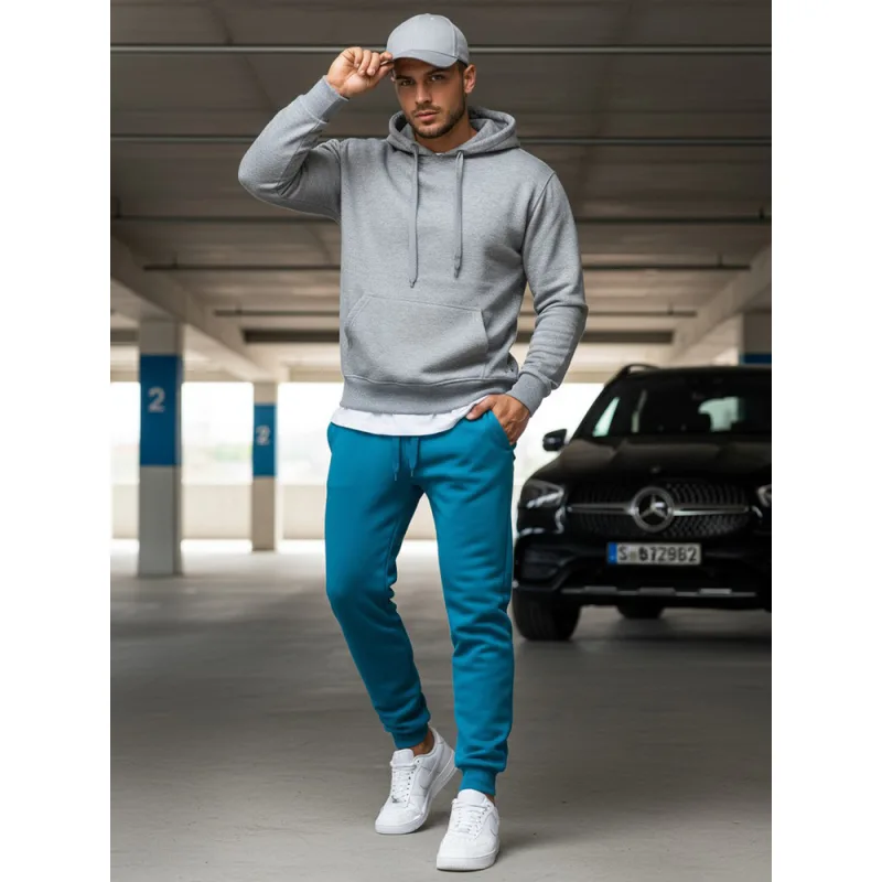 Pánske tepláky modré Dstreet UX3428 M