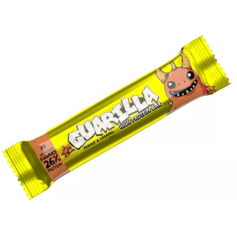 GUARILLA® High Protein Bar 49 g - Fitness Authority Príchuť: Arašidy - Karamel - 49 g