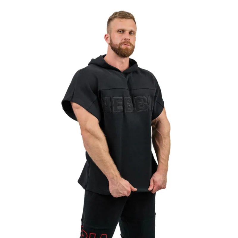 Rag top s kapucňou Champion 706 Black - Nebbia Veľkosť: XXL