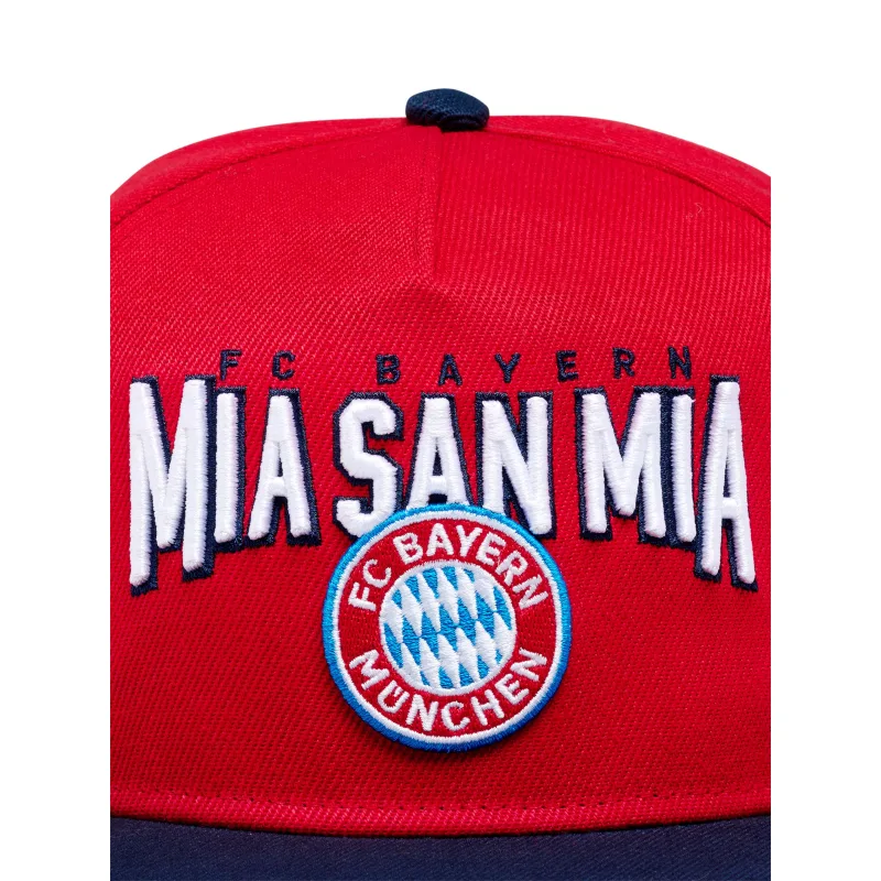 FC Bayern München - Bayern Mníchov Mia San Mia šiltovka červená - SKLADOM