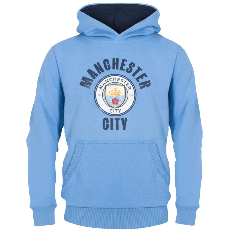 Manchester City mikina bledomodrá detská - SKLADOM