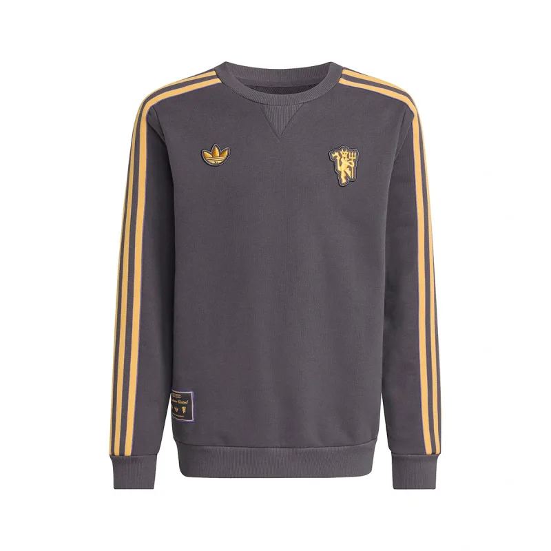 Adidas Manchester United mikina čierna detská