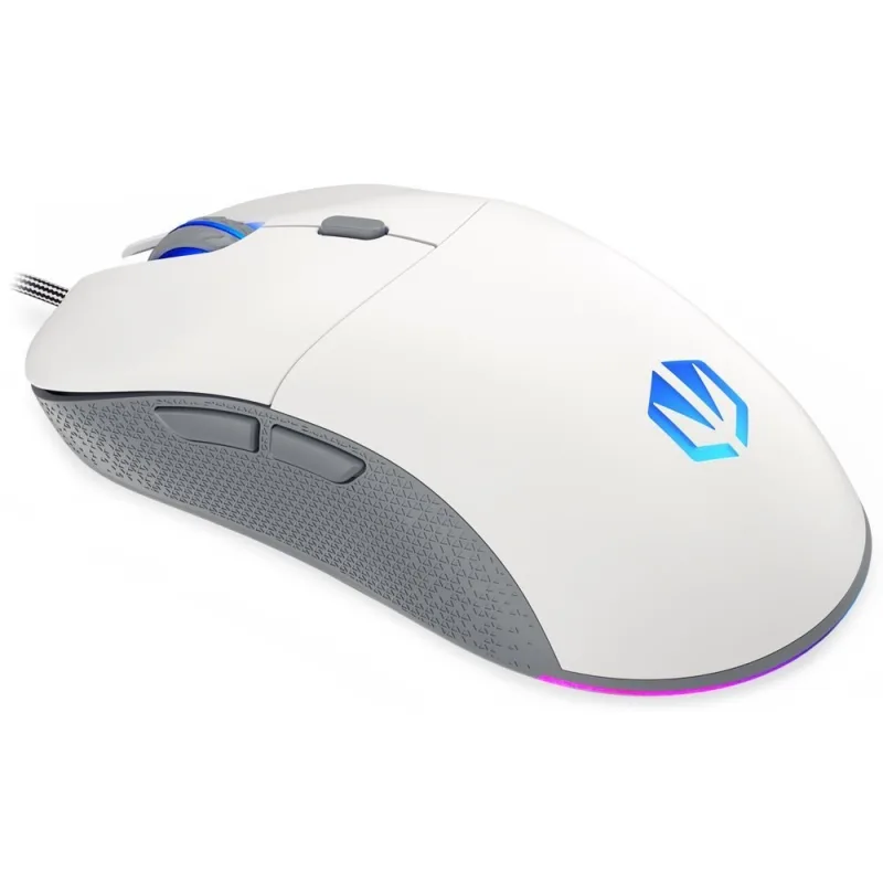 ENDORFY Herní myš GEM Plus Onyx White, USB, ARGB, bílá EY6A011