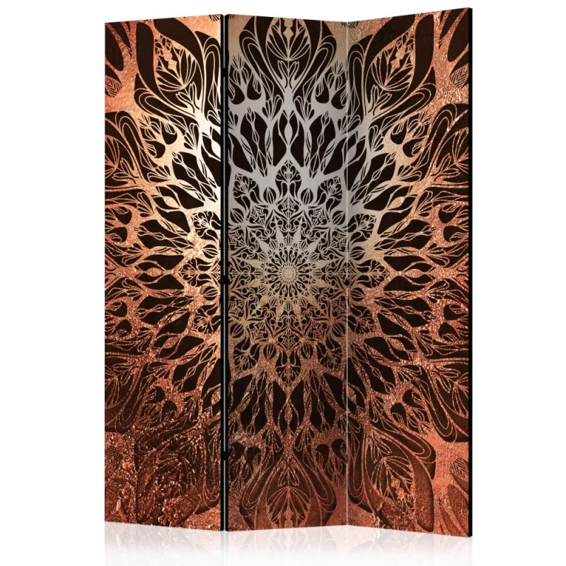 Artgeist Paraván - Spider Web (Orange) [Room Dividers]