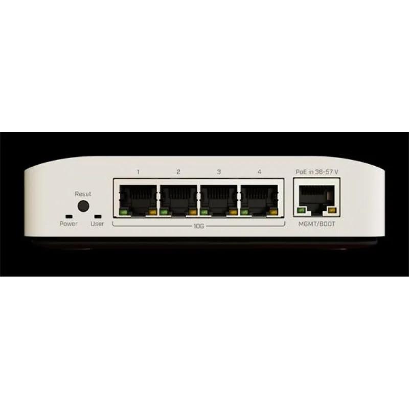 MIKROTIK Cloud Router Switch 304-4XG-IN (RouterOS L5), desktop enclosure…