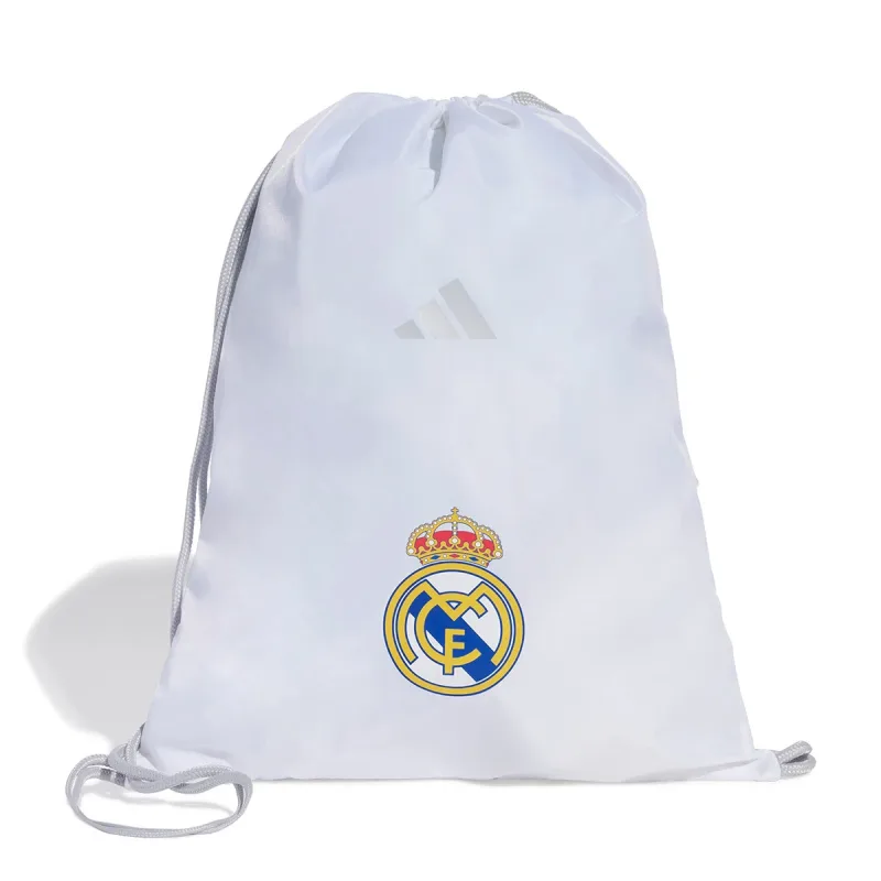 Adidas Real Madrid taška na chrbát / vrecko na prezúvky biele