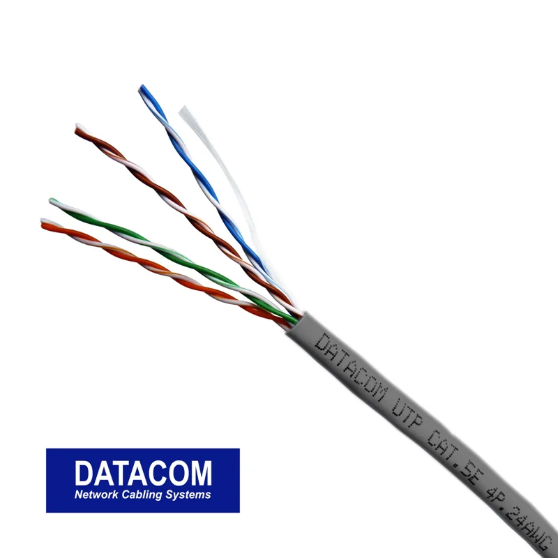 Metráž DATACOM UTP drôt CAT5E PVC 50m šedý 1363