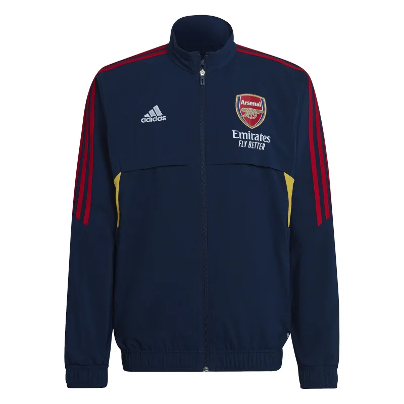 Adidas Arsenal tréningová bunda tmavomodrá pánska 2022-2023