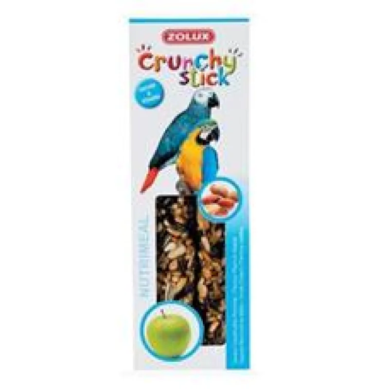 Crunchy Stick Parrot Buráky/Jablko 2ks Zolux 1 bal.