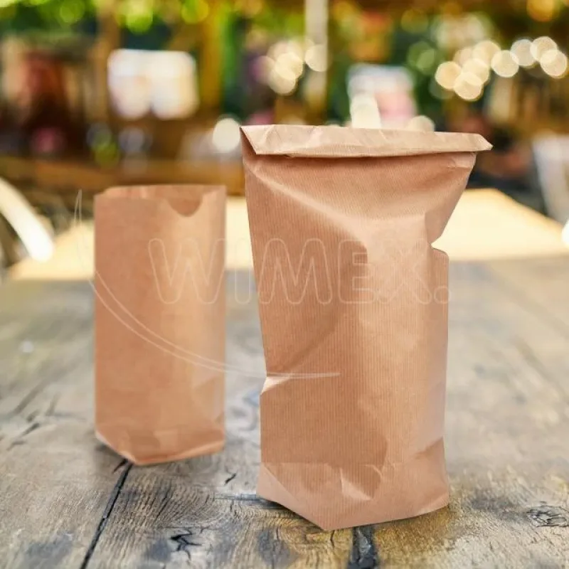 Papírový sáček (FSC Mix) s křížovým dnem kraft 36 x 52 cm `10kg` [250 ks] (71090)