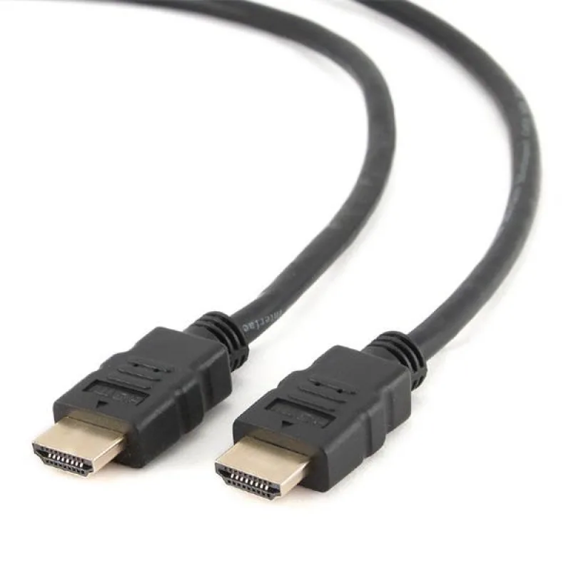 Gembird kábel HDMI High speed (M - M), pozlátené konektory, 0,5 m, čierny…