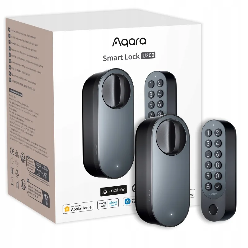 AQARA Smart Lock U200, Black EL-D02E
