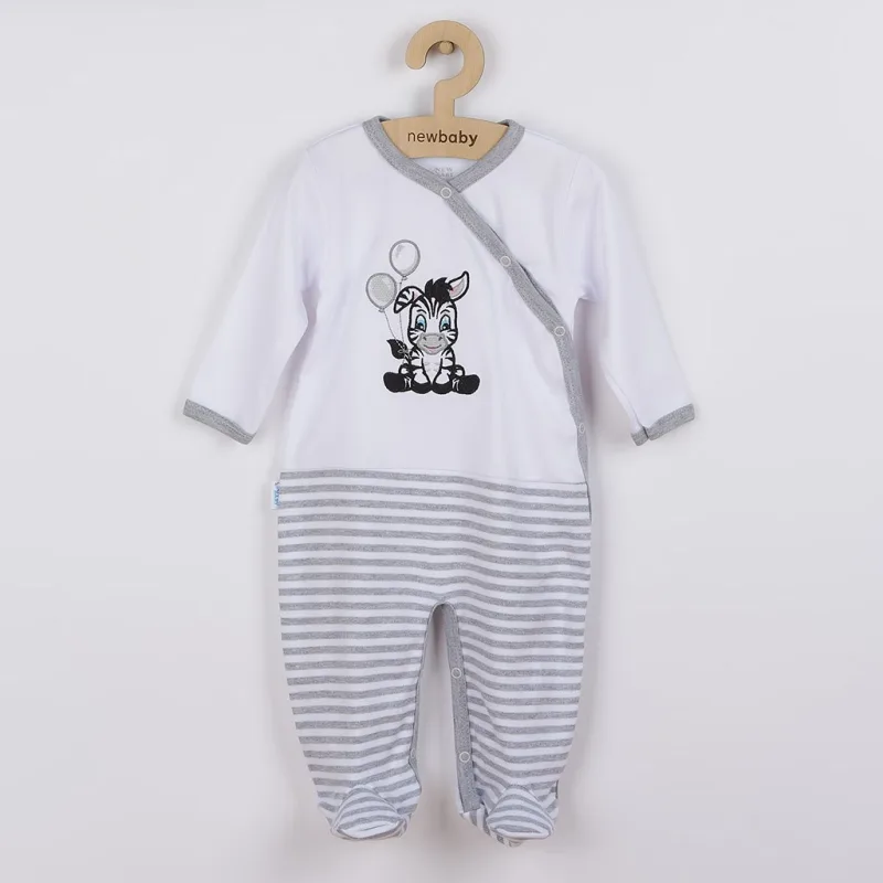Dojčenský bavlnený overal New Baby Zebra exclusive