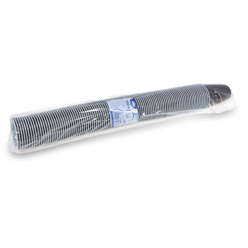 Automatový kelímek plastový hnědo-bílý 0,18 l -PS- (Ø 70 mm) [100 ks] (73268)
