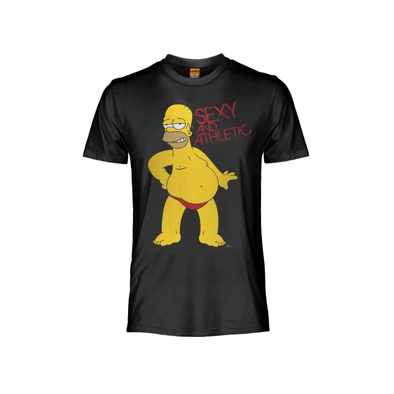The Simpsons (Simpsonovci) Homer tričko čierne pánske