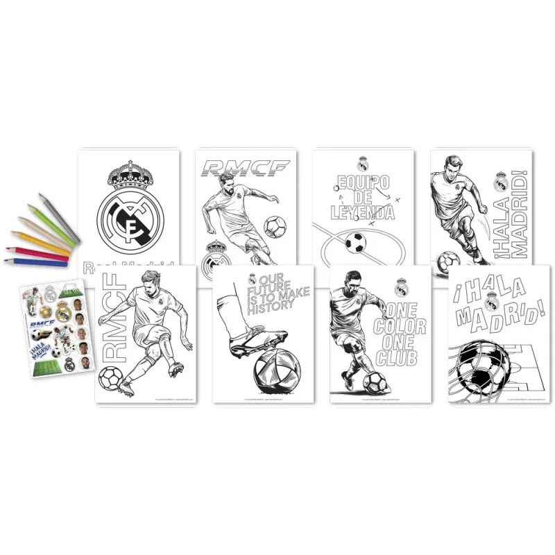 Real Madrid set na vyfarbovanie / maľovanie - SKLADOM