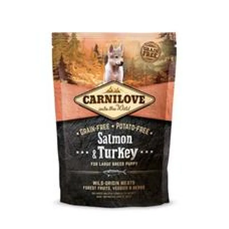 Carnilove Dog Salmon & Turkey for LB Puppies 12 kg