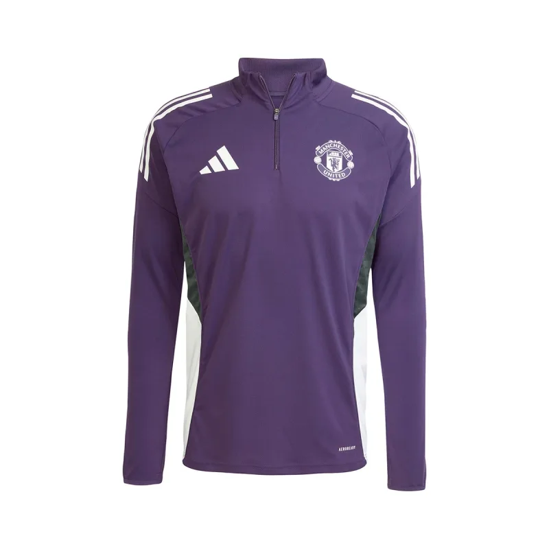Adidas Manchester United tréningová mikina fialová pánska 2025-2026