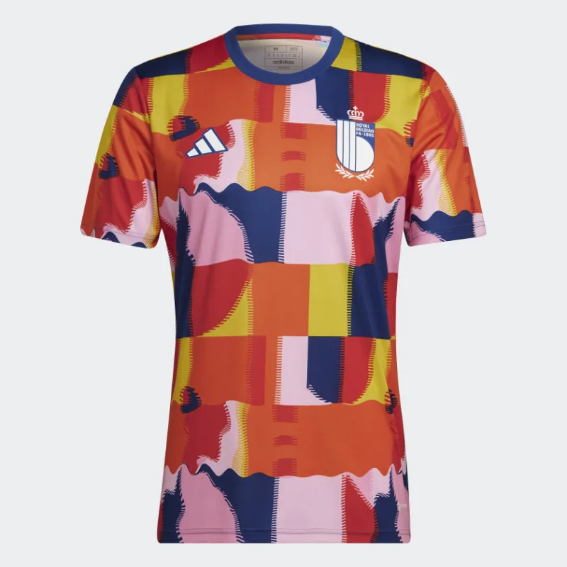 Adidas Belgicko predzápasový dres pánsky 2022-2023