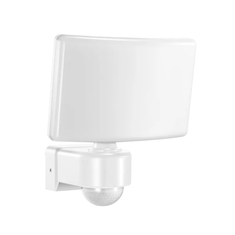 ADVITI TOS LED 30W reflektor s PIR senzorom, 2200lm, IP65, 4000K, PC, biely