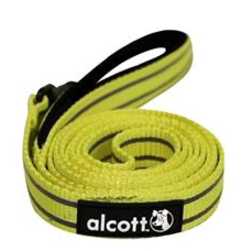 Alcott Reflexní vodítko pro psy, žluté velikost L