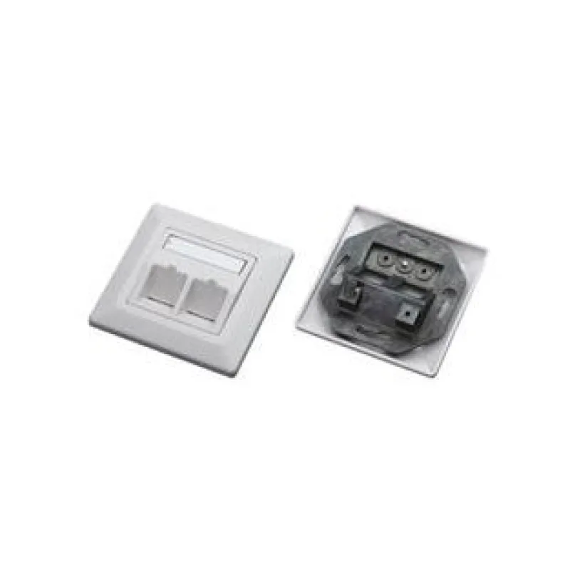 modulárna zásuvka OPTIX pro 2 x RJ45 pod omietku biela 4164