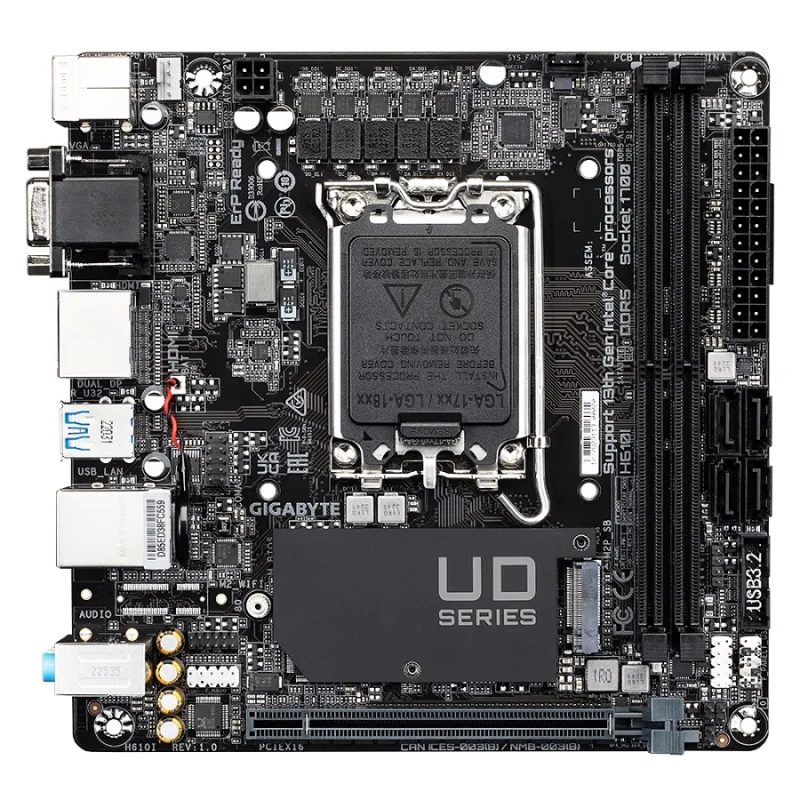 GIGABYTE H610I/ LGA 1700/ mITX H610I