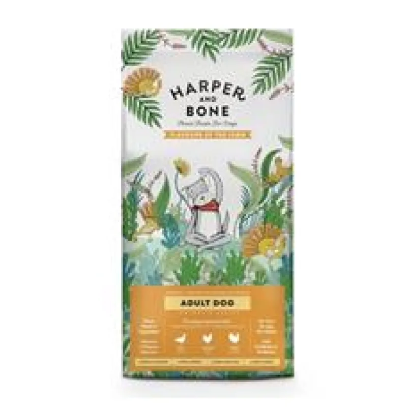 Harper and Bone Dog Adult Large & Medium příchutě farmy 12 kg