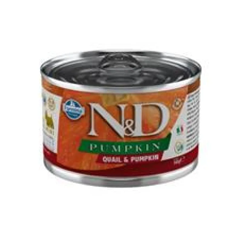 N&D DOG PUMPKIN Adult Quail & Pumpkin Mini 140 g + 1 ks ZDARMA