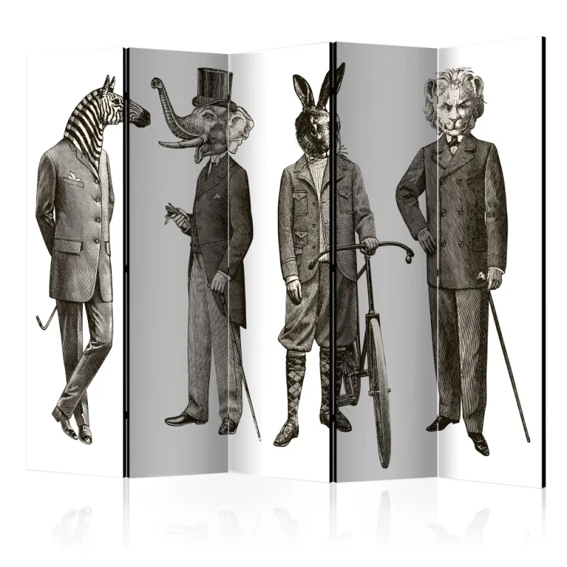 Artgeist Paraván - Elegant Zoo II [Room Dividers]