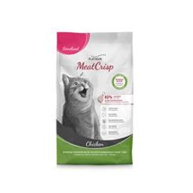 Platinum MeatCrisp Sterilised Chicken - Kuře pro kastrované kočky 3kg