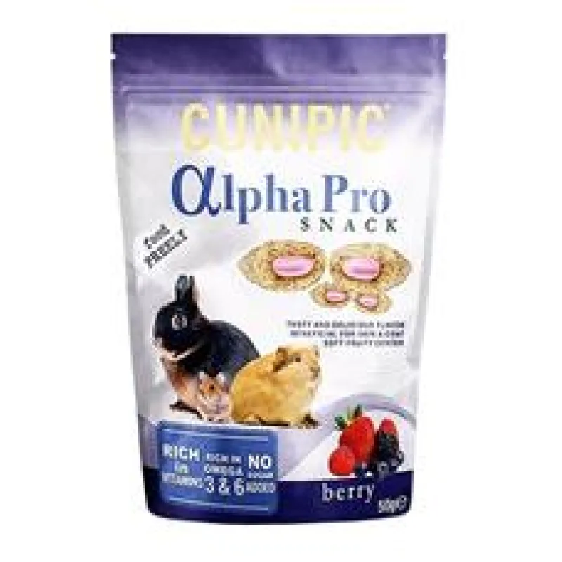 Cunipic Alpha Pro Snack Berry - lesní plody 50 g