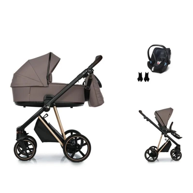 ROAN Ivi + Cybex Aton 5 cocoa/rose black