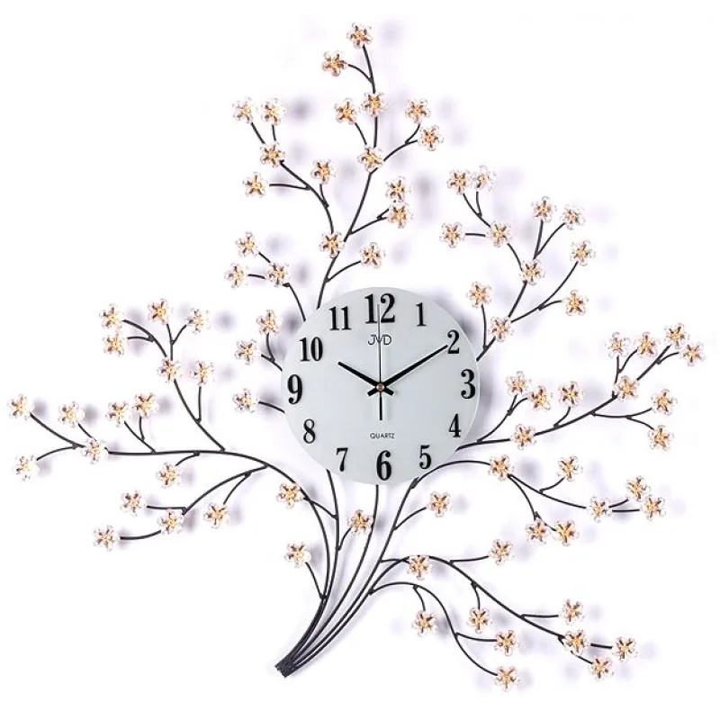 JVD Velké luxusní kovové nástěnné designové hodiny JVD HJ40 pr. 51cm