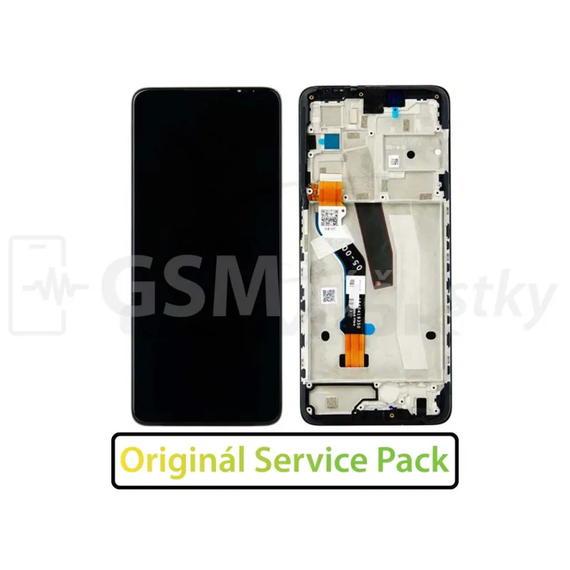 LCD displej + Dotykové sklo Motorola Moto G51 + Rám