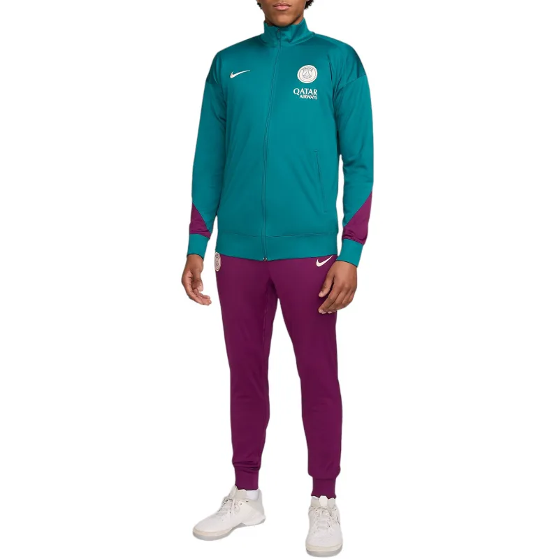 Nike Paris Saint-Germain FC - PSG súprava zeleno-bordová pánska - bunda + nohavice 2024-2025
