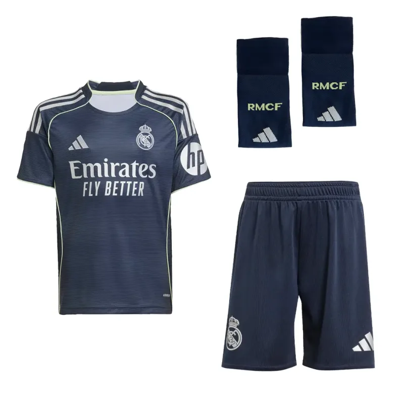 Adidas Real Madrid set detský (2025-2026) vonkajší + vlastné meno a číslo