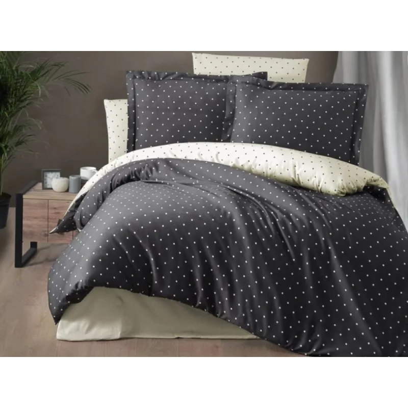 Brotex Obliečky Satén Serena antracit 40x40 cm