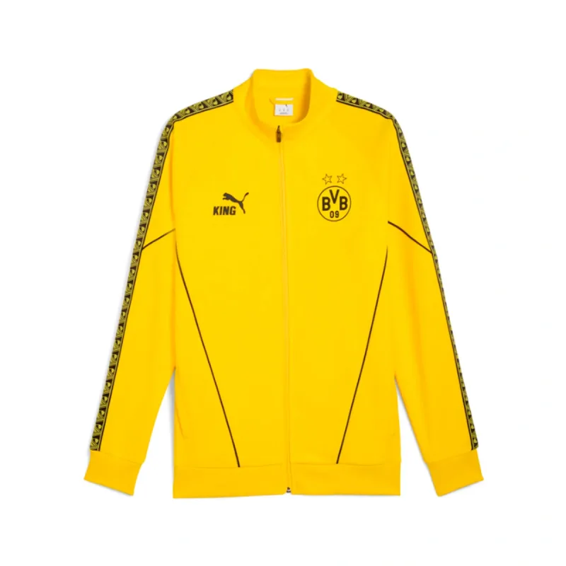 Puma Borussia Dortmund BVB 09 predzápasová bunda žltá pánska