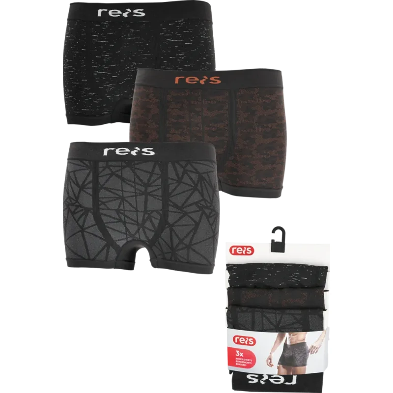 Reis UP BOXBIT Boxer 3 Pack farebné