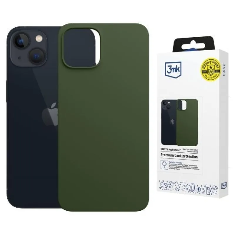 3mk ochranný kryt HARDY MagSilicone pro Apple iPhone 15 Alpine Green…